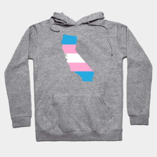 California Trans Pride Hoodie by littleSamantics